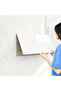 ملصق حائط بلاستيكي من الألومنيوم بنمط الرخام الأبيض - 3