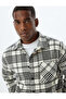 Long Sleeve Winter - Lumberjack Shirt, Pocket Revealed Cotton Blend Regular Fit