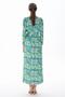 Long dress with Double-Breasted front, green. - 3