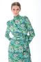 Long dress with Double-Breasted front, green. - 4