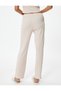 Flat-Legged Pajama Bottoms Textured Cotton Standard Waist - 4