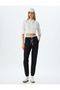 Jogger Sweatpants Double Waist Detailed Lace up Ribbon Pocket Comfortable Fit - 2