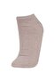 Women's 5-Piece Cotton Booties Socks C6411Axns - 2