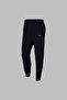 New Series Men's Black Supra Combed Cotton Fabric Pocket Detailed Comfortable Tracksuit Set S-3Xl - 3