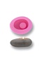 8,9cm Pebble Stone Tealight Candle Holder Silicone Mold K-1030, Scented Stone Soap Plaster Candle Mold - 2