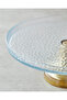 Nova Glass Cake Stand 28 cm Transparent-Gold - 3