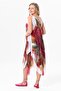 Strappy Voile Aphrodite Midi Length Summer Dress White 6203 - 2