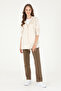 Women's Cream Hooded Sweatshirt 50289545-Vr071 - 4