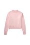 L Pink2024 Pink Crew Neck Oversize Knitwear Sweater - 4
