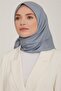 Plain Twill Scarf - Metallic Blue 784 - 4
