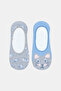 Sweet Cat Blue - Set of 2 Ballerina Socks