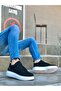BA0548 BOA Thick High Sole Black Lace-Up Sports Men's Shoes