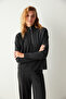 Tricot Zipper Detailed Sweatshirt