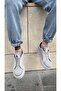BA0803 BOA High Sole Gray Knitwear Gray Sole Men's Shoes - 4