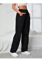 Black Women's Walker Baggy - 2 Thread Medium Thickness Long Sweatpants - 6