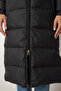 Hooded Long Inflatable Coat Black Lvp0005 - 6