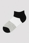 Gray Boy's 4-Piece Booties Socks - 2