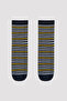 Multicolored Boys Crazy Face 3-Piece Socks - 3