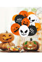 10 Pcs Halloween Pumpkin Boo Printed Balloon Halloween Party Balloon Orange Black - 6