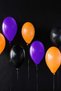 12Pcs Halloween Halloween Purple, Black, Orange Party Balloons, Halloween Party Decorations Balloons - 5