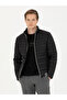 Black Thin Quilted Coat 50273790-Vr046 - 2
