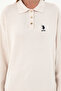 Women's Cream Polo Neck Sweater 50297091-Vr071 - 6