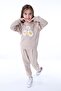 Cotton Daisy Embroidery Embroidered Shoulder Ruffle Tracksuit Bottom Top Girl's Two-Piece Set