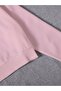 Women's Basic Crop Oversize Sweatshirt with Fleece Inside – Pink - 4