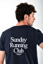Sundy Running Club Regular Fit T-Shirt Men - Navy - 2