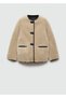 Appliqued Fur Look Coat - 3