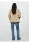 Appliqued Fur Look Coat - 4