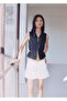 Zippered Balloon Mini Skirt - 6