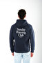 Sunday Running Club Regular Fit Hoodie Men - Navy Blue - 3