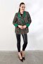 Leopard Patterned Jacket Green - 3