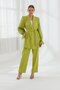 Pistachio Green Hand Embroidered Jacket and Pants Set