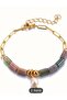 Indian Agate Natural Stone Bracelet with Real Pearls - 2