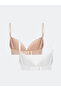 Seray New Season Underwire Unpadded Plain T-Shirt Bra 2-Pack - 2