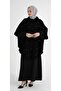 Design Abaya Tricot Poncho with Zircon Stone and Pearl Detail 02 - 2