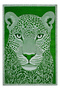 Nora 03 Green Beige Tiger Figured Modern Woven Base Decorative Living Room Carpet