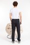 Men's Trousers Cut Elastic Waist Lycra Compak Sweatpants 2570-Anthracite - 3