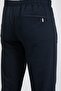 Men's Trousers Cut Waist Elasticated Stretch Fabric Compact Sweatpants 2570-Navy Blue - 5
