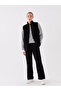 Lw - Women's Stand Collar Plain Fleece Vest - 3