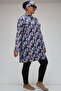 1727 Plus Size Uzunkol Hijab Swimsuit Set - Rose Floral - 2