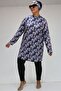 1727 Plus Size Uzunkol Hijab Swimsuit Set - Rose Floral - 5