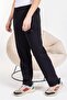 High Quality Comfortable Fit Zippered Pockets Three Threaded Ribbed Men's Sweatpants 2590-Navy Blue - 2