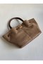 Leo Model Hand and Women Shoulder Bag Mink - 3