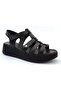 Venus 23023213 Daily Genuine Leather Sandals-Black