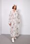 White Floral Linen Dress - 2
