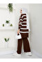 Wonderful Striped Knitwear, Comfortable and Stylish Trousers, Two-Piece Suit - 3