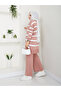 Wonderful Striped Knitwear, Comfortable and Stylish Trousers, Two-Piece Suit - 2